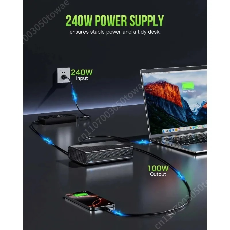 Oculink Egpu Dock Graphics Card - OcuLink สถานีเชื่อมต่อ GPU ภายนอก USB4 Type-C