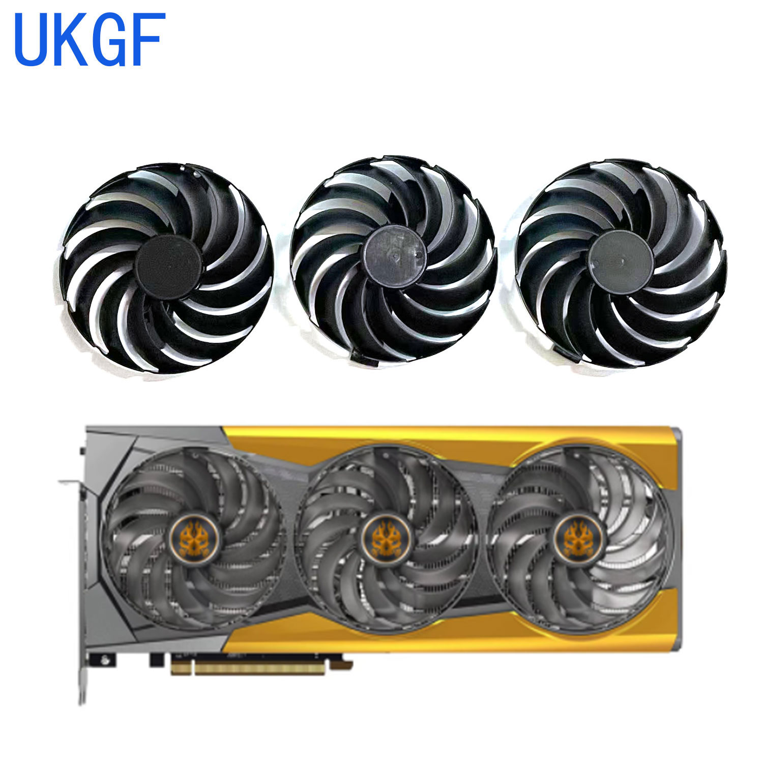 Rx 6900 Xt 16Gb - พัดลมระบายความร้อนสำหรับการ์ดจอ Sapphire Toxic Radeon AMD RX