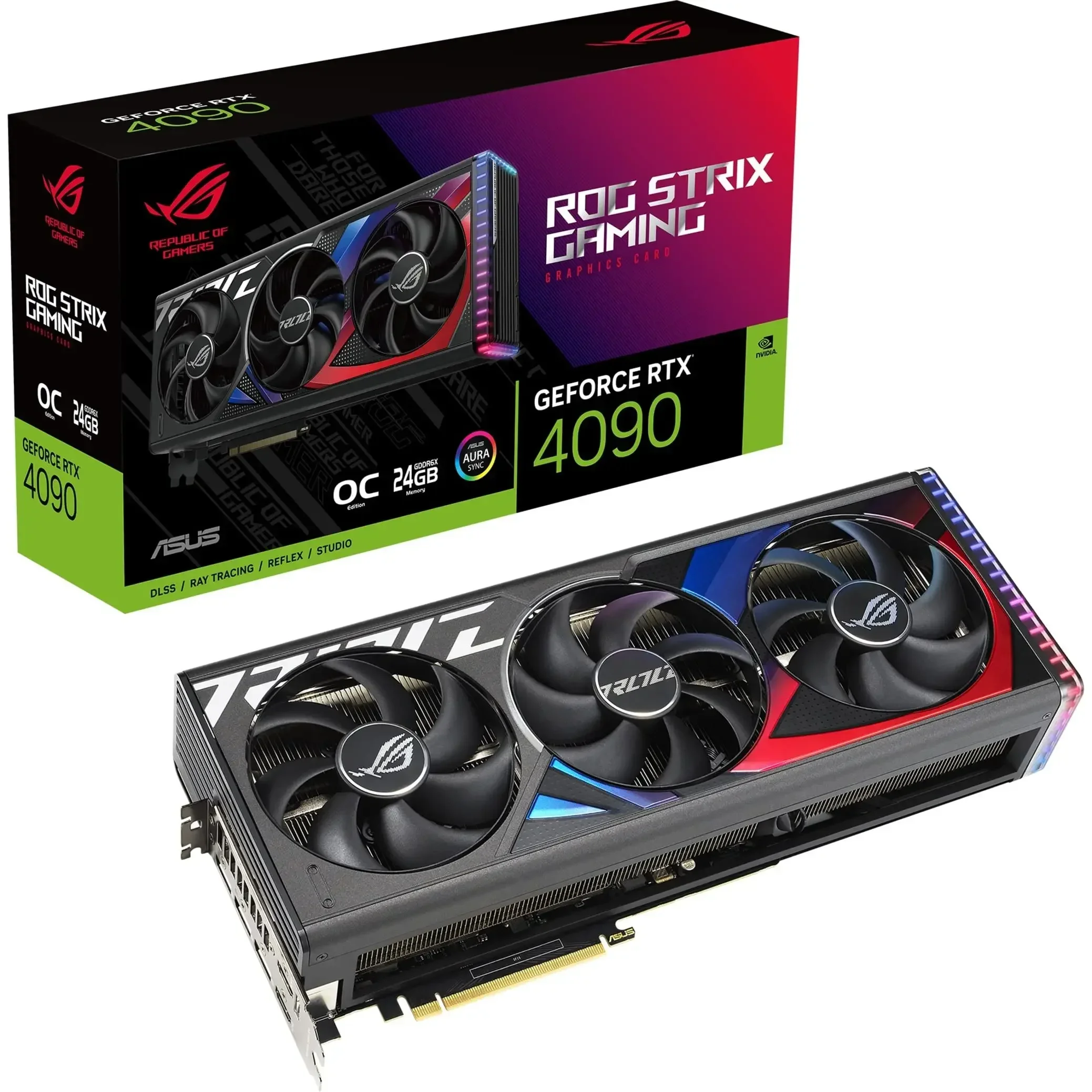 Rtx 4090 24Gb Graphics Card - การ์ดจอ Rog_Strix_GeForce_RTX - 4090 OC 24GB