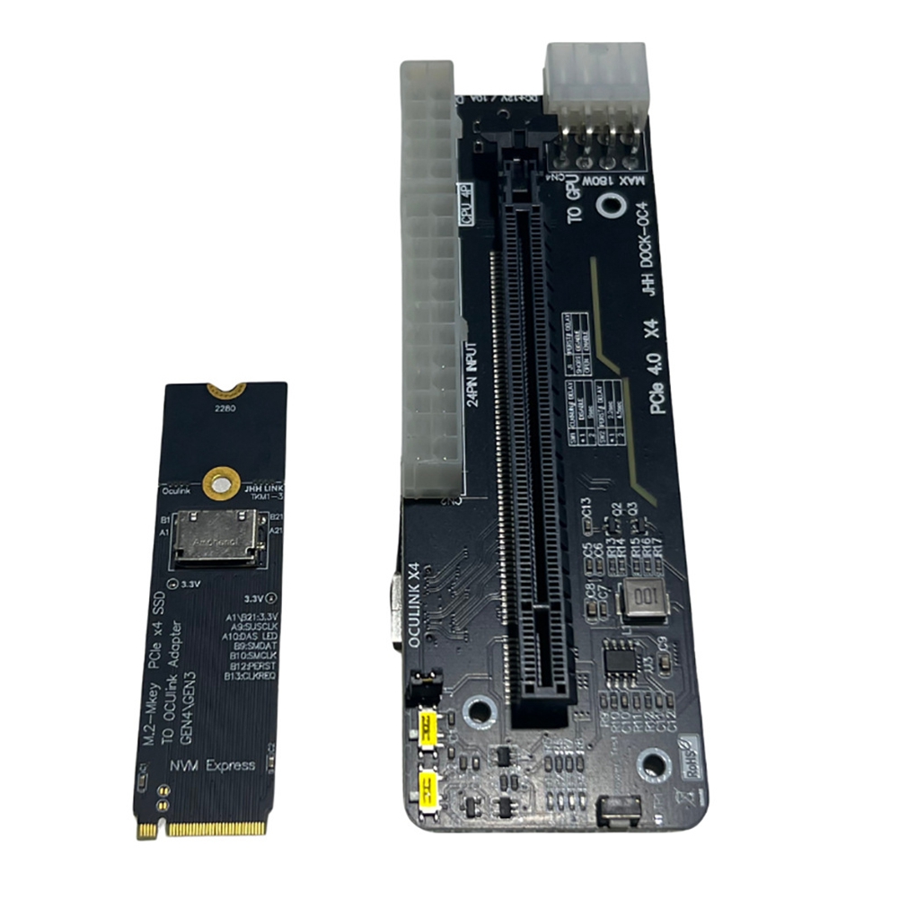 เคสการ์ดจอแยกสำหรับแล็ปท็อป AB - Oculink Egpu Dock Graphics Card บทวิจารณ์และราคา