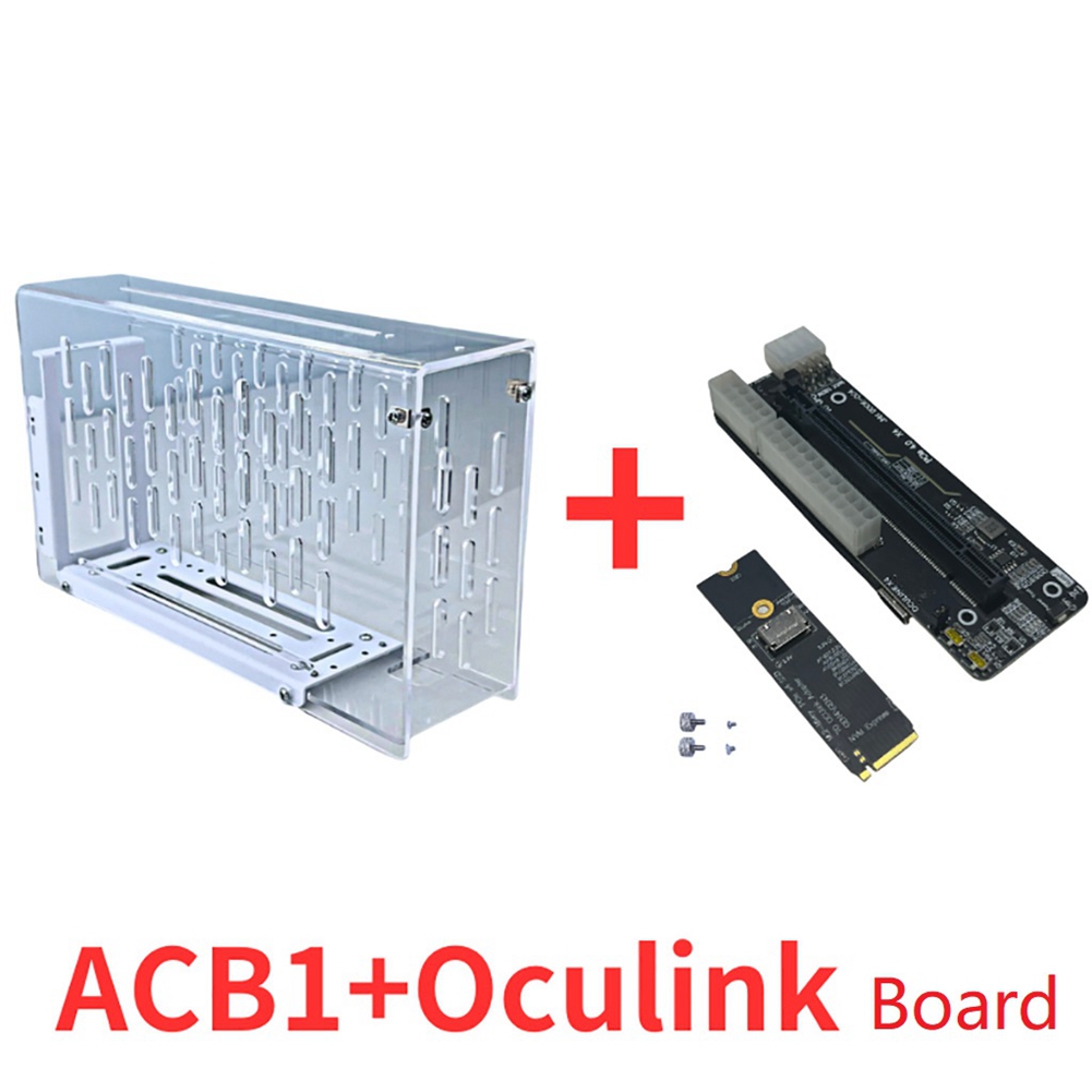 เคสการ์ดจอแยกสำหรับแล็ปท็อป AB - Oculink Egpu Dock Graphics Card บทวิจารณ์และราคา