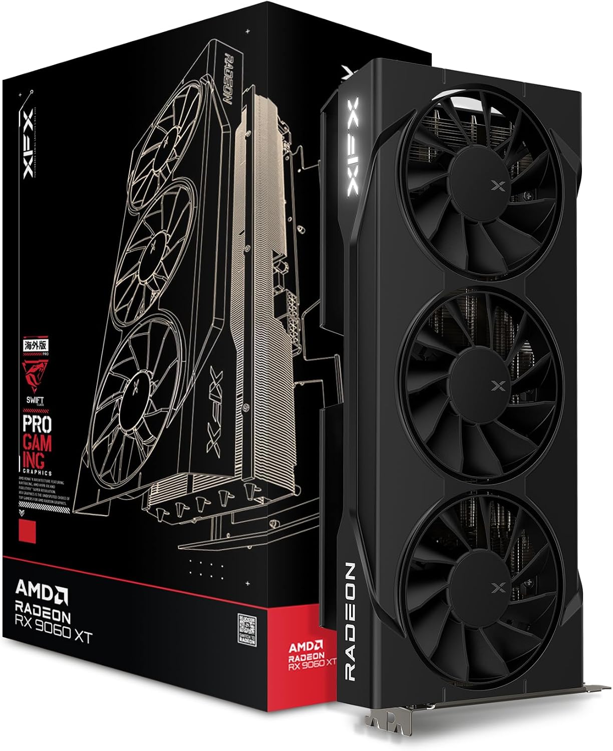 Swift AMD Radeon RX 9060 XT OC - Triple Fan Gaming Graphics Card 16Gb บทวิจารณ์และราคา