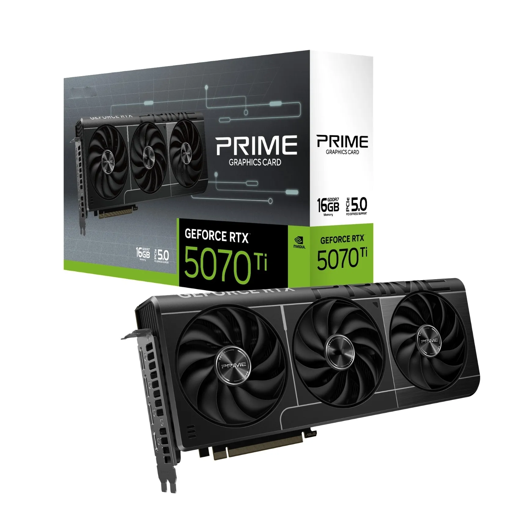 การ์ดจอกราฟิก GeForce RTX 5070 - Triple Fan Gaming Graphics Card 16Gb บทวิจารณ์และราคา